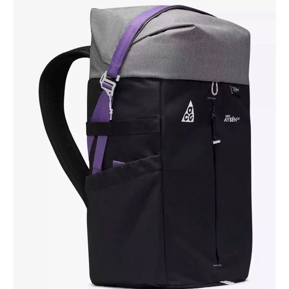 Nike ACG Aysen Day Pack Backpack Black Gray Trail Hiking Travel DV4054 010 New - Picture 7 of 10